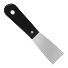 Шпательная лопатка Евро углеродистая сталь пластиковая рукоятка 40 мм