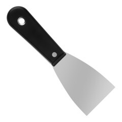 Шпательная лопатка Евро углеродистая сталь пластиковая рукоятка 60 мм
