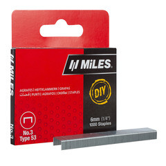 Скобы для степлера тип53 6 мм 1000 шт