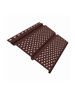 Сайдинг Vinyl-On  софит перфорированный 3660х257 мм, кофе