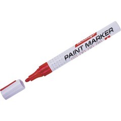 Маркер-краска красный 2-4 мм