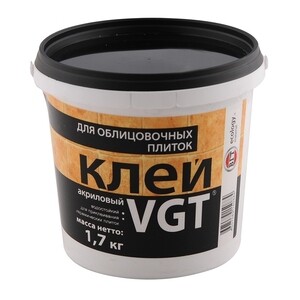 Клей ВГТ для облицовочных плиток 1,7 кг — купить в Санкт-Петербурге ...