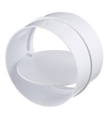 Изображение товара Соединитель для круглых воздуховодов ERA с обратным клапаном пластиковый d100 мм