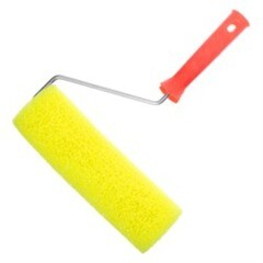 Валик структурный с рукояткой шероховатый ось 6 мм 240 мм