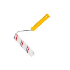 Мини-валик малярный с рукояткой мультиколор ось 6 мм d15 мм 100 мм (06-01-0626)