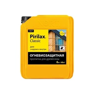 Биопирен антипирен-антисептик для древесины Норт Пирилакс-Classic 6 кг