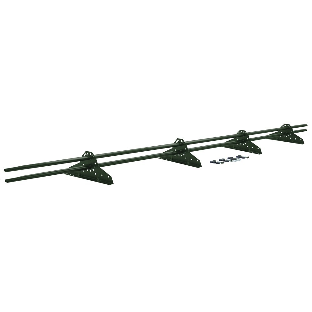 Изображение товара Снегозадержатель трубчатый овальный 3 м зеленый хром Grand Line