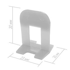 Система выравнивания плитки Plitonit 1 мм зажим ворота (100 шт.) - фото 3