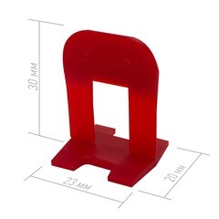 Система выравнивания плитки Plitonit 1,4 мм зажим ворота (100 шт.) - фото 3