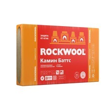 Плиты Камин Баттс Rockwool 1000х600х30 мм (4 шт. = 0,072 м3)