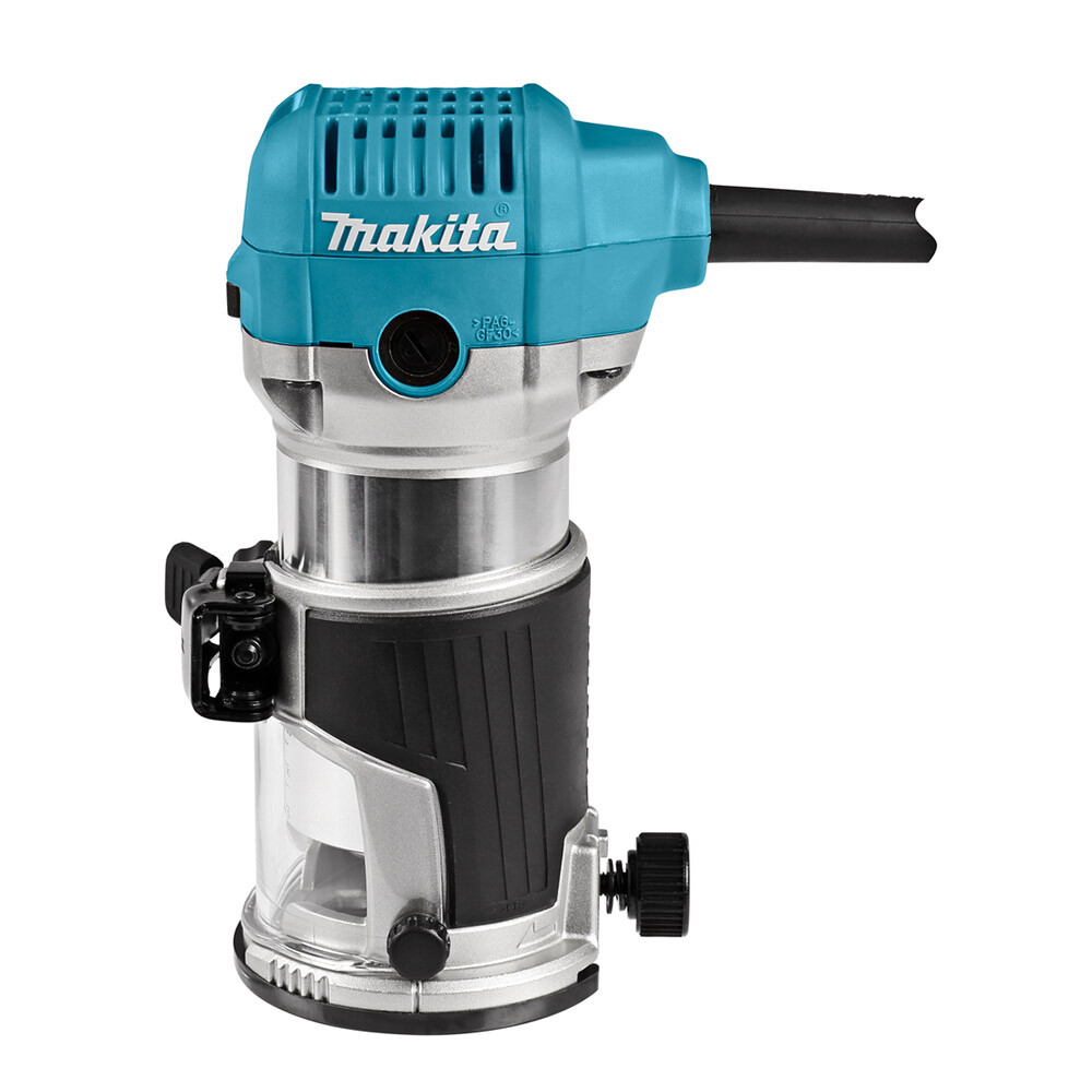 Изображение товара Электрический фрезер Makita RT0700C 710 Вт, кромочный, регулируемая глубина, пылесос