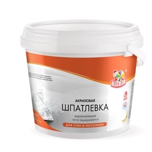 Шпатлевка акриловая Олеколор для стен и потолков 9 кг — купить в Санкт ...