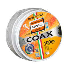 Кабель коаксиальный телевизионный SAT 703 В 1х1,13 мм экранированный Cavel (100 м) - фото 2