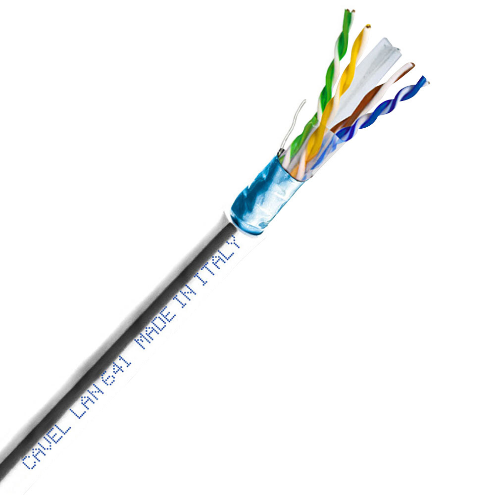 Изображение товара Экранованный витая пара CAT6 FTP LAN кабель 200 м Cavel для высокоскоростных сетей