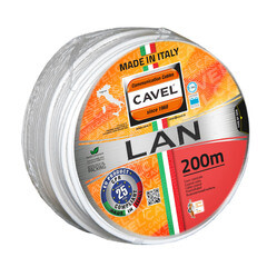 Интернет-кабель (витая пара) FTP CAT6 LAN 641 4х2х0,57 мм экранированный Cavel (200 м) - фото 2