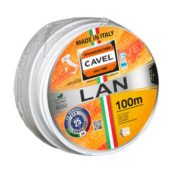 Интернет-кабель (витая пара) S/FTP CAT7а LAN 745 4х2х0,57 мм экранированный Cavel (100 м) - фото 2