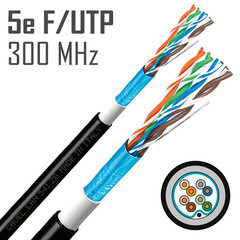 Интернет-кабель уличный (витая пара) FTP CAT5e LAN 541 2G 4х2х0,51 мм экранированный Cavel - фото 2