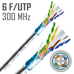 Интернет-кабель (витая пара) FTP CAT6 LAN 641 4х2х0,57 мм экранированный Cavel - фото 2