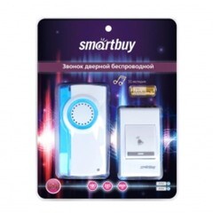 Звонок беспроводной Smartbuy с цифровым кодом SBE-11-DP2-32 100 м 32 мелодии 2 1,5 AAA