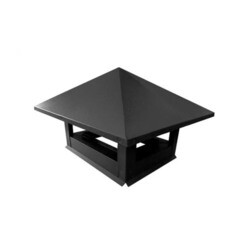 Дымник на трубу 1050х520 мм 0,45 Drap St с пленкой Ral 7016 антрацитово-серый