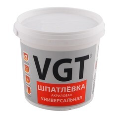 Шпатлевка ВГТ наружных/внутренних работ универсальная 1,7 кг