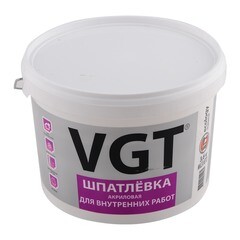 Шпатлевка ВГТ для внутренних работ 3,6 кг