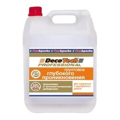 Грунтовка глубокого проникновения DecoTech 10 кг