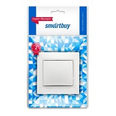 Выключатель встраиваемый Smartbuy Венера одноклавишный белый SBE-01w-10-SW1-0-c