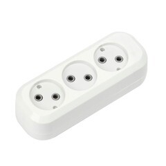 Колодка Smartbuy 3 гнезда 10А 2,2кВт без заземления SBE-10-3-00-N