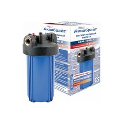 Корпус фильтра Аквабрайт АБФ-10ББ-Л Big Blue 10 для холодной воды 10BB 1 ВР(г)