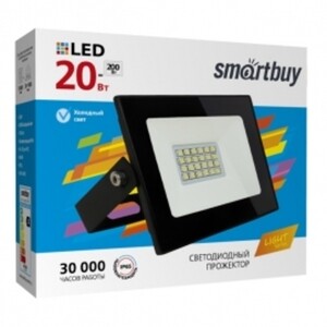 Прожектор светодиодный 20 Вт 6500К IP65 Smartbuy FL SMD LIGHT (SBL ...