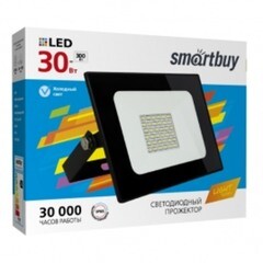 Прожектор светодиодный 30 Вт 6500К IP65 Smartbuy FL SMD LIGHT (SBL-FLLight-30-65K) черный