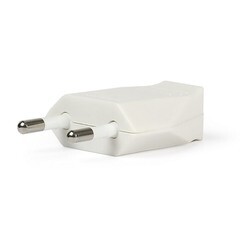 Вилка Smartbuy плоская белая 2,5А 250В IP20 SBE-2,5-P06-w