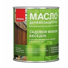 Масло деревозащитное Neomid для мебели и интерьеров бесцветный 750 мл