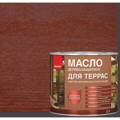 Масло деревозащитное Neomid для террас красное дерево 2 л