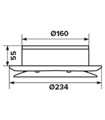 Анемостат приточный регулируемый Era с фланцем d160 мм белый - фото 4