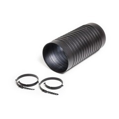 Патрубок монтажный ROSS 160 черный