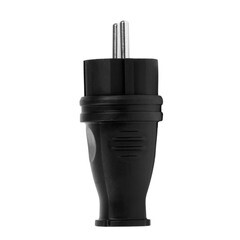 Вилка кабельная Smartbuy прямая каучуковая 230 В 2P+PE 16A IP44 SBE-16-P07-R
