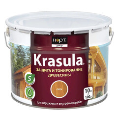 Защитно-декоративный состав Krasula орех 10 л