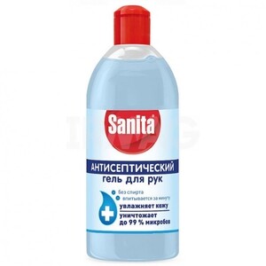Антисептик для рук гель 350мл Sanita — купить в Санкт-Петербурге: цены ...