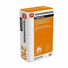 Штукатурно-клеевая смесь для плит из минеральной ваты Технониколь 210 S зимняя