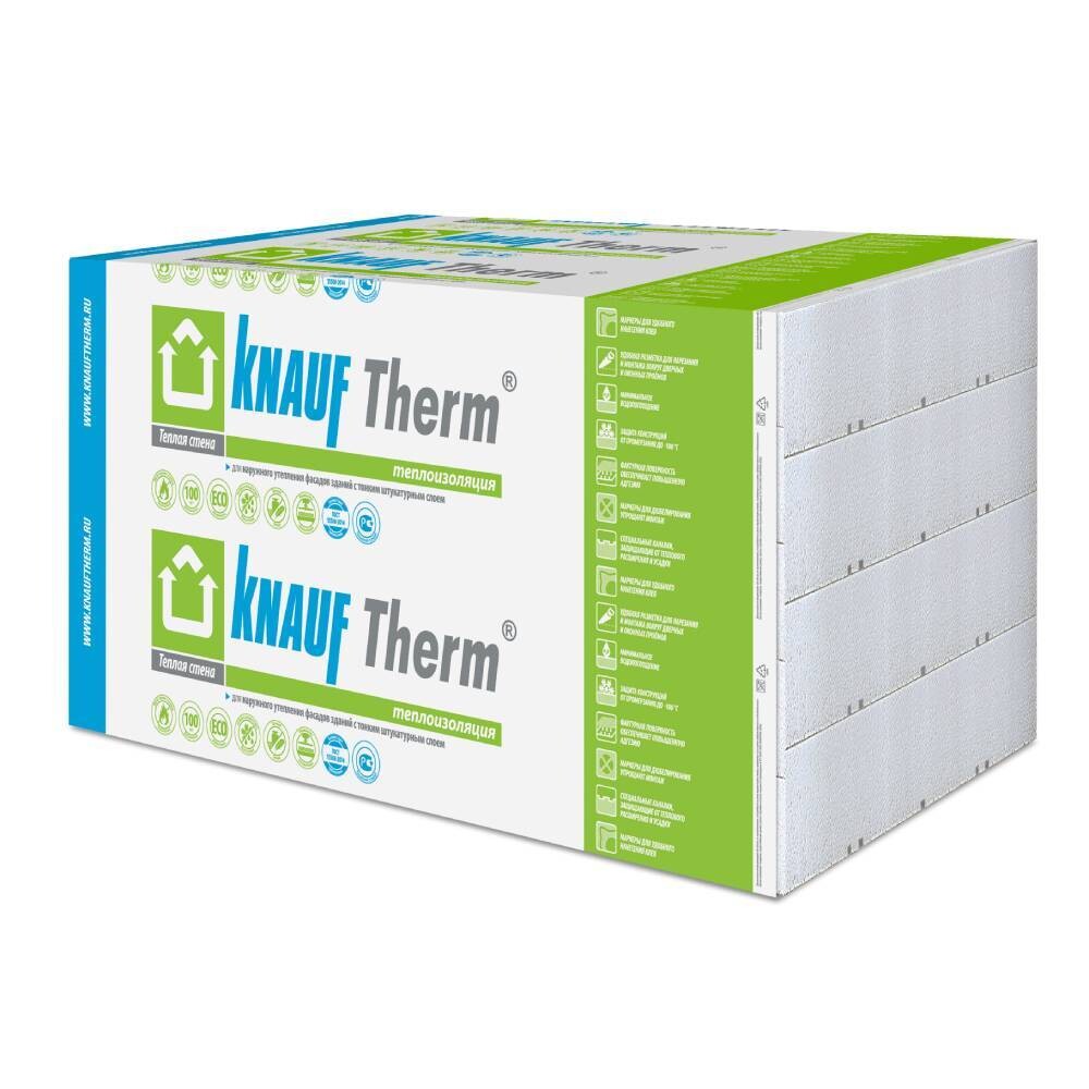 Изображение товара Пенополистирол Knauf Therm Теплая стена 150x600x1200 мм для наружного утепления
