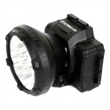 Фонарь Ultraflash аккумуляторный налобный 220 В 9LED 2 режима пластиковый черный LED5363 11257