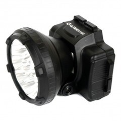 Фонарь Ultraflash аккумуляторный налобный 220 В 9LED 2 режима пластиковый черный LED5363 11257