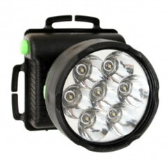 Фонарь Ultraflash налобный 7LED 1 режим 3XR6 пластик черный 909LED7 11782