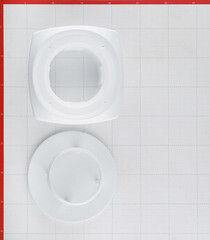 Анемостат вытяжной регулируемый Era с фланцем d100 мм белый - фото 4