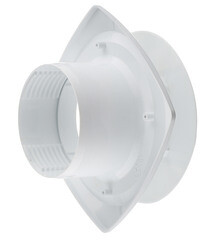 Анемостат вытяжной регулируемый Era с фланцем d100 мм белый - фото 3