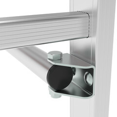 Вышка-тура Новая высота NV 2460 каркас алюминий рабочая высота 3,08 м - фото 11