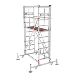 Вышка-тура Новая высота NV 3480 каркас алюминий рабочая высота 3,80-5,62 м - фото 6