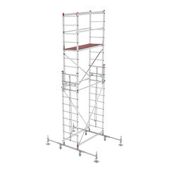 Вышка-тура Новая высота NV 3480 каркас алюминий рабочая высота 3,80-5,62 м - фото 10